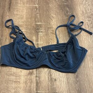 AF Navy Sparkle Bikini top